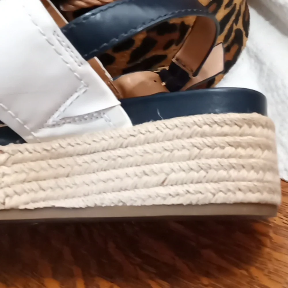 Tommy Hilfiger platform wedge heeled sandals  size ,9